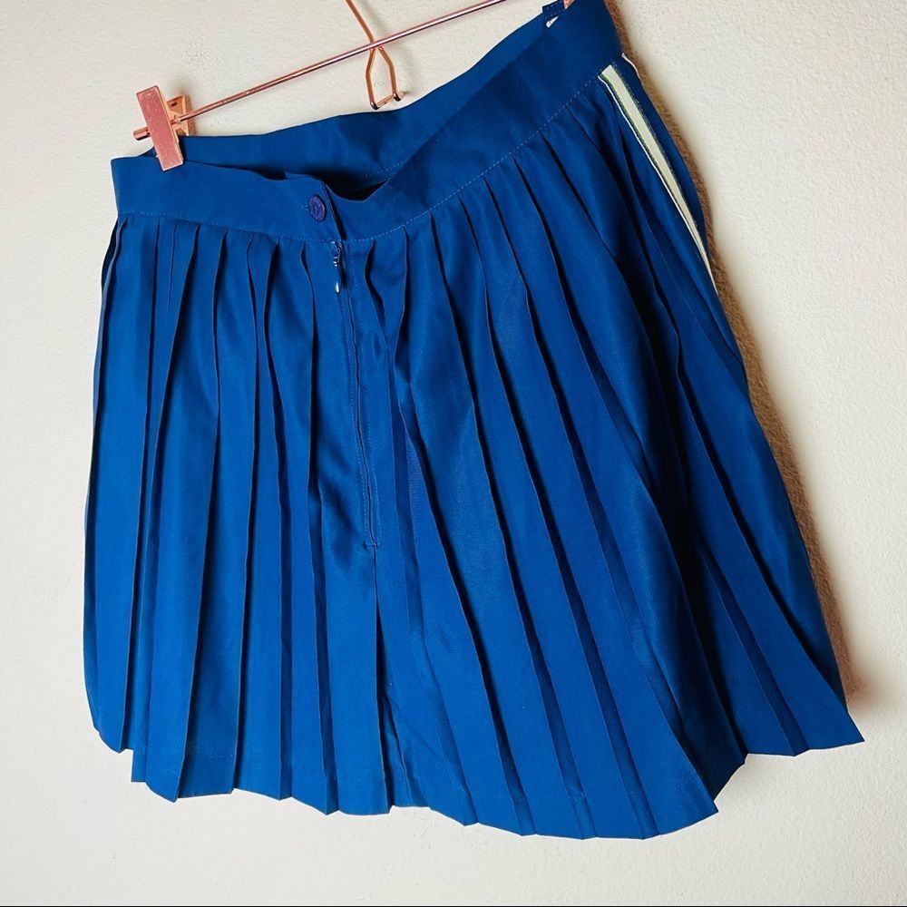 EUC Vintage adidas Navy Pleated Tennis Skirt  - Small - Picture 4 of 6